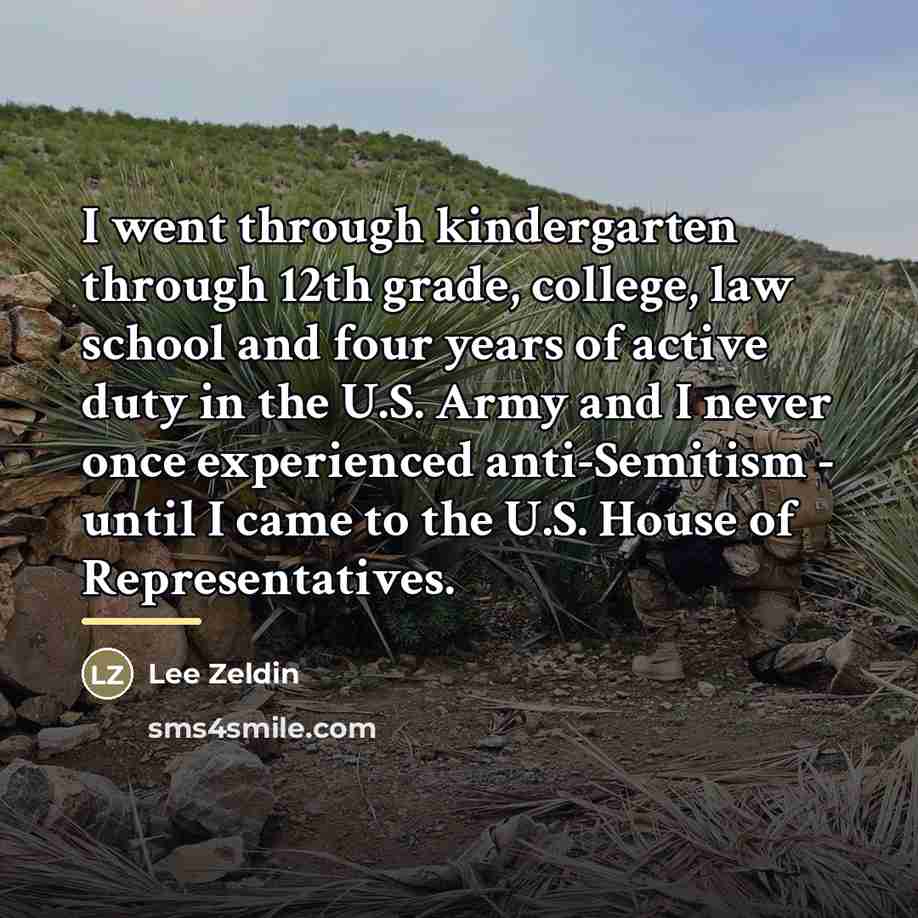 “I went through kindergarten through 12th grade, college, law school…” quote by Lee Zeldin