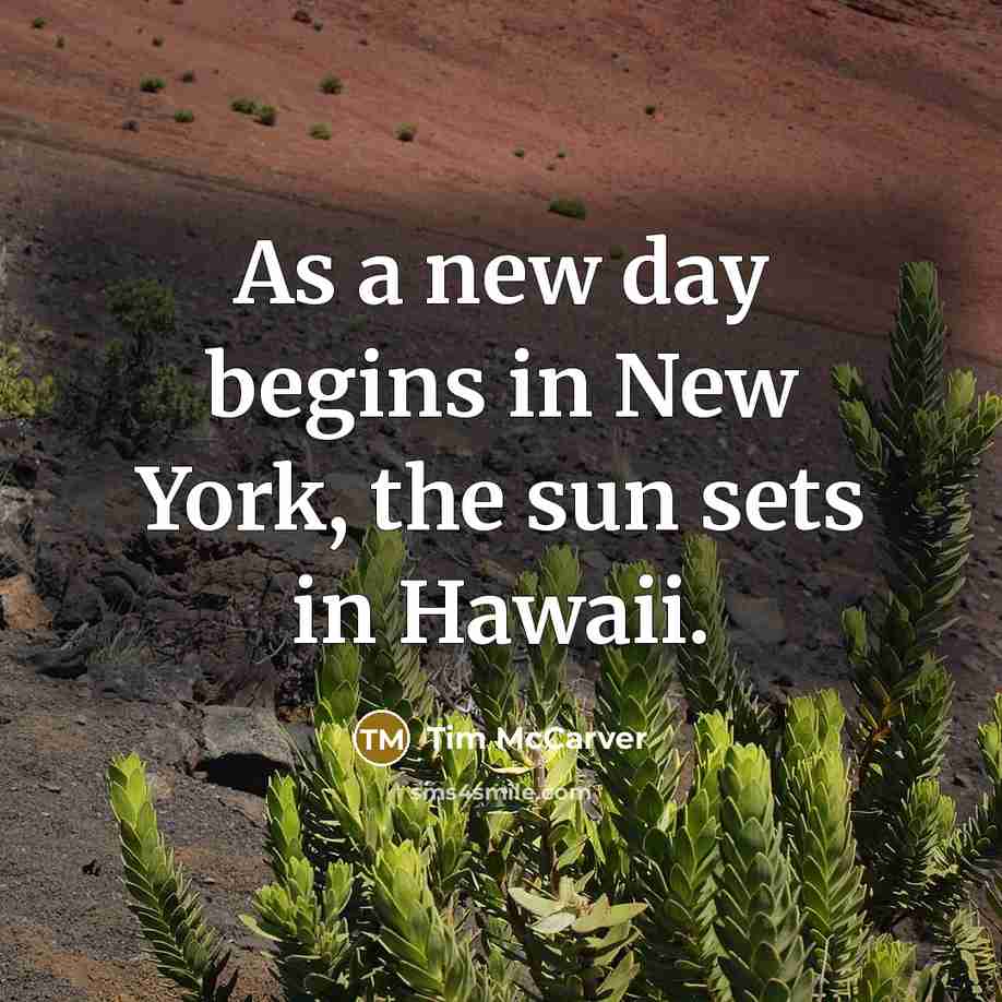 “As a new day begins in New York, the sun…” quote by Tim McCarver