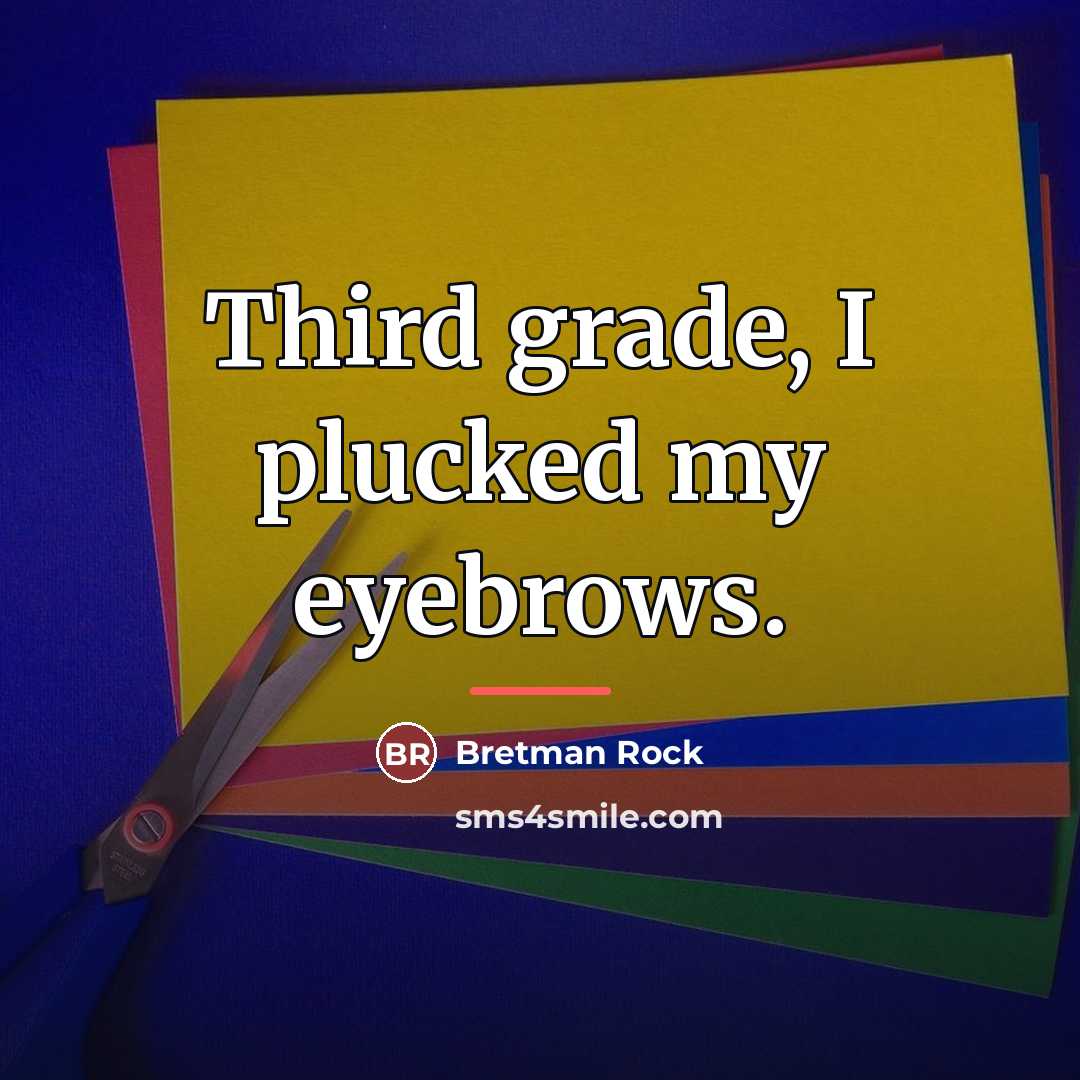 “Third grade, I plucked my eyebrows.…” quote by Bretman Rock