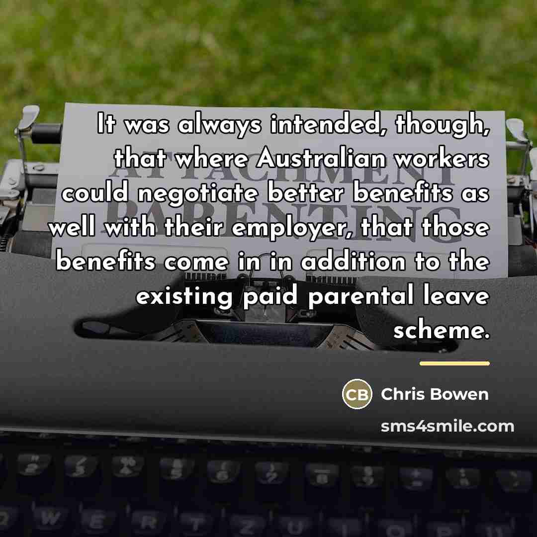 “It was always intended, though, that where Australian workers could…” quote by Chris Bowen