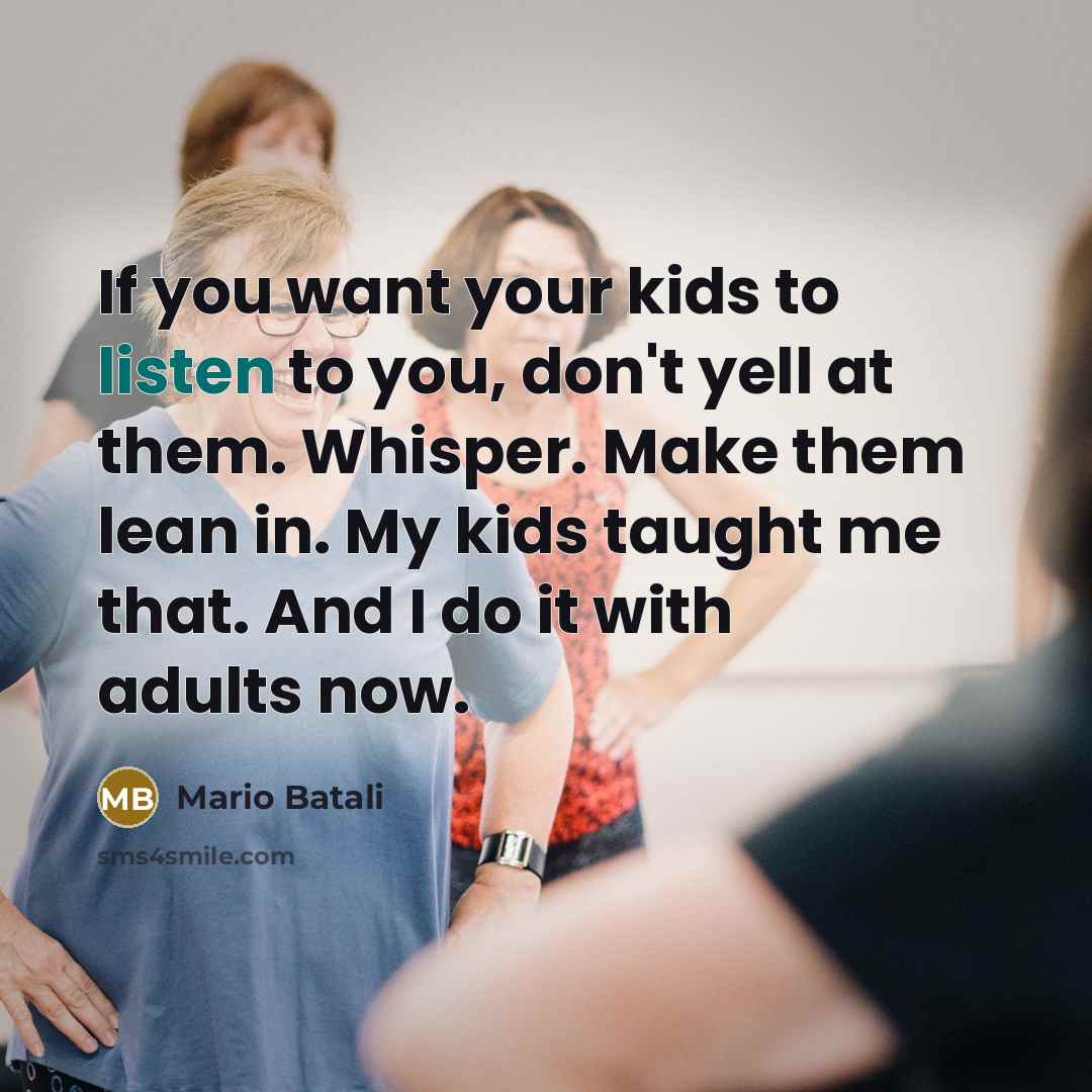 “If you want your kids to listen to you, don't…” quote by Mario Batali