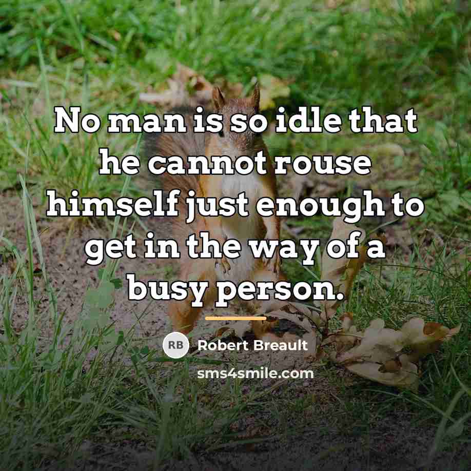 “No man is so idle that he cannot rouse himself…” quote by Robert Breault