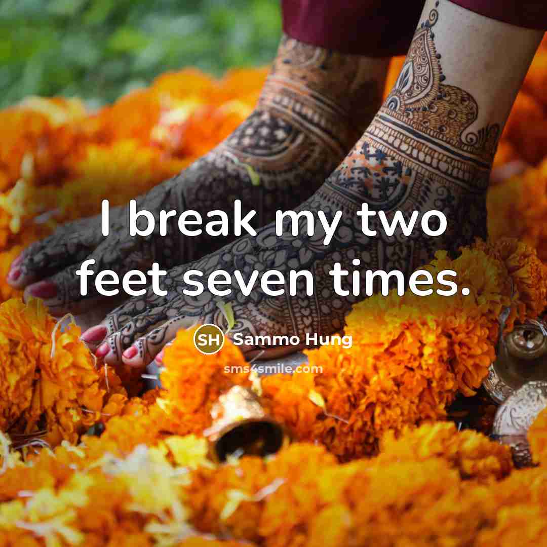 “I break my two feet seven times.…” quote by Sammo Hung