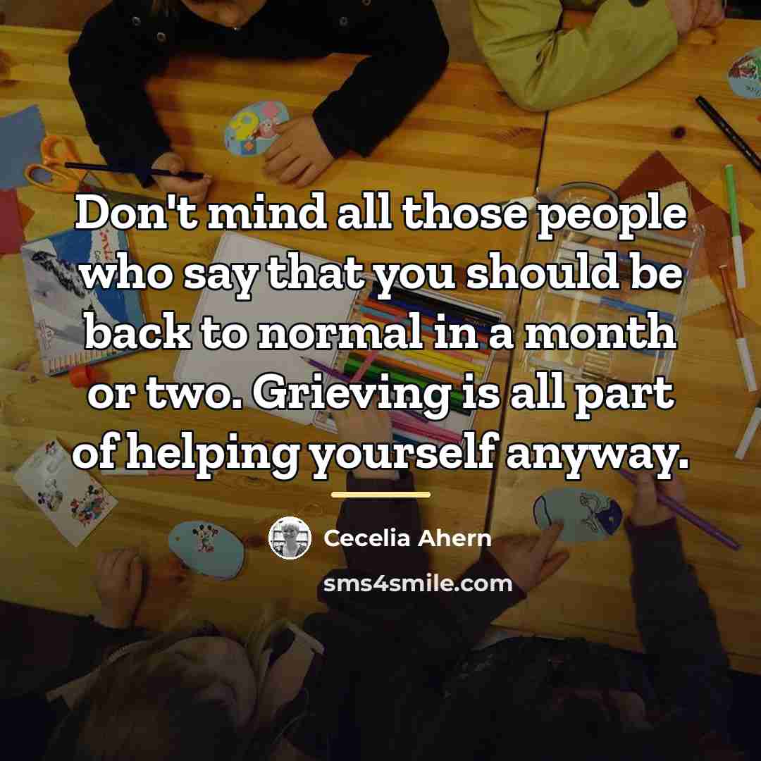 “Don't mind all those people who say that you should…” quote by Cecelia Ahern