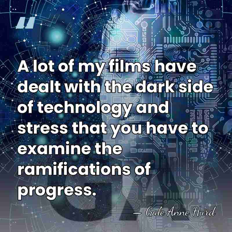 A lot of my films have dealt with the dark side of&hellip; - Gale Anne Hurd