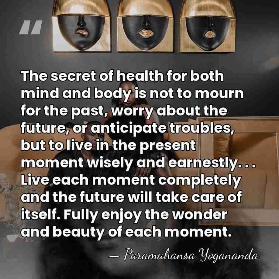 The secret of health for both mind and body is not to&hellip; - Paramahansa Yogananda