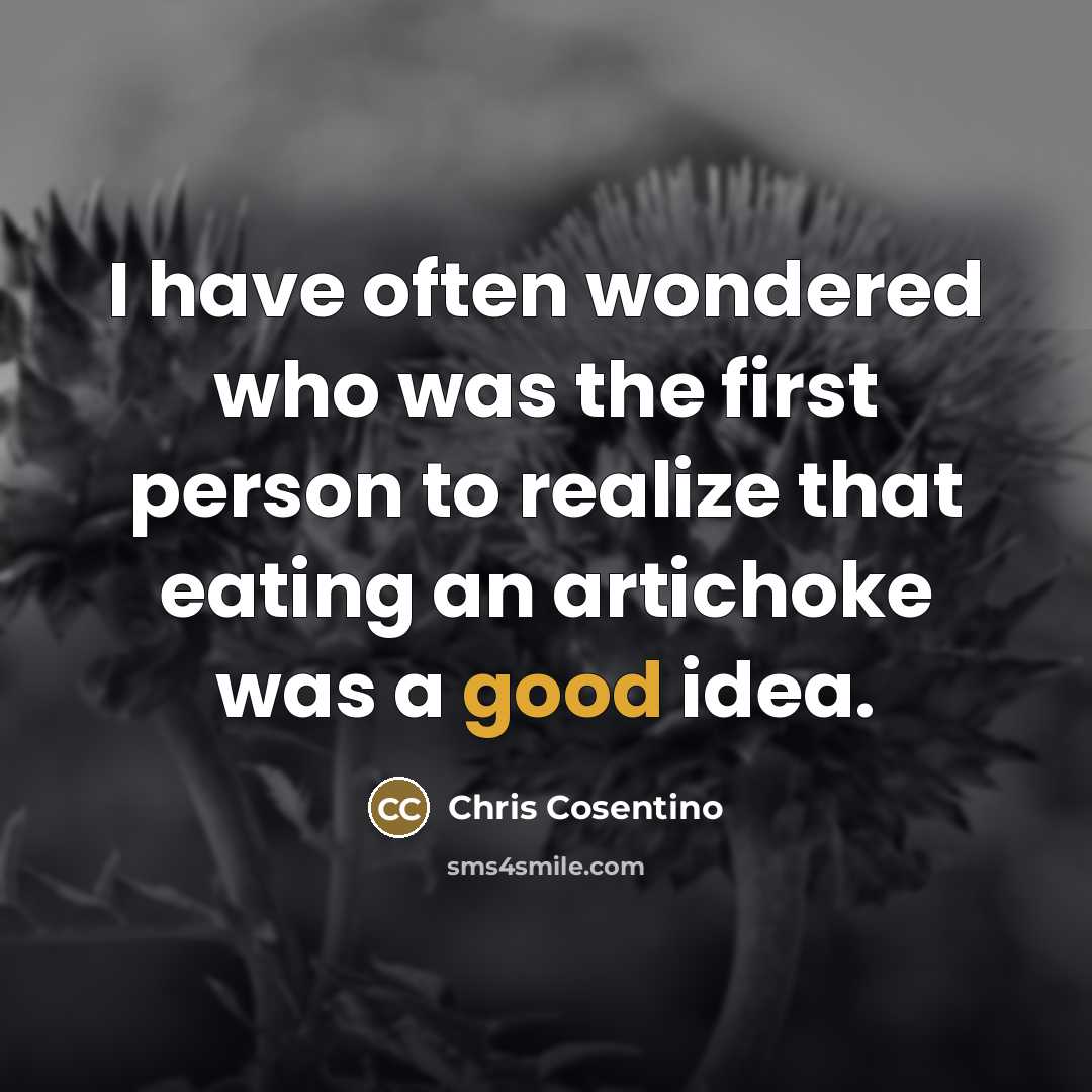 “I have often wondered who was the first person to…” quote by Chris Cosentino