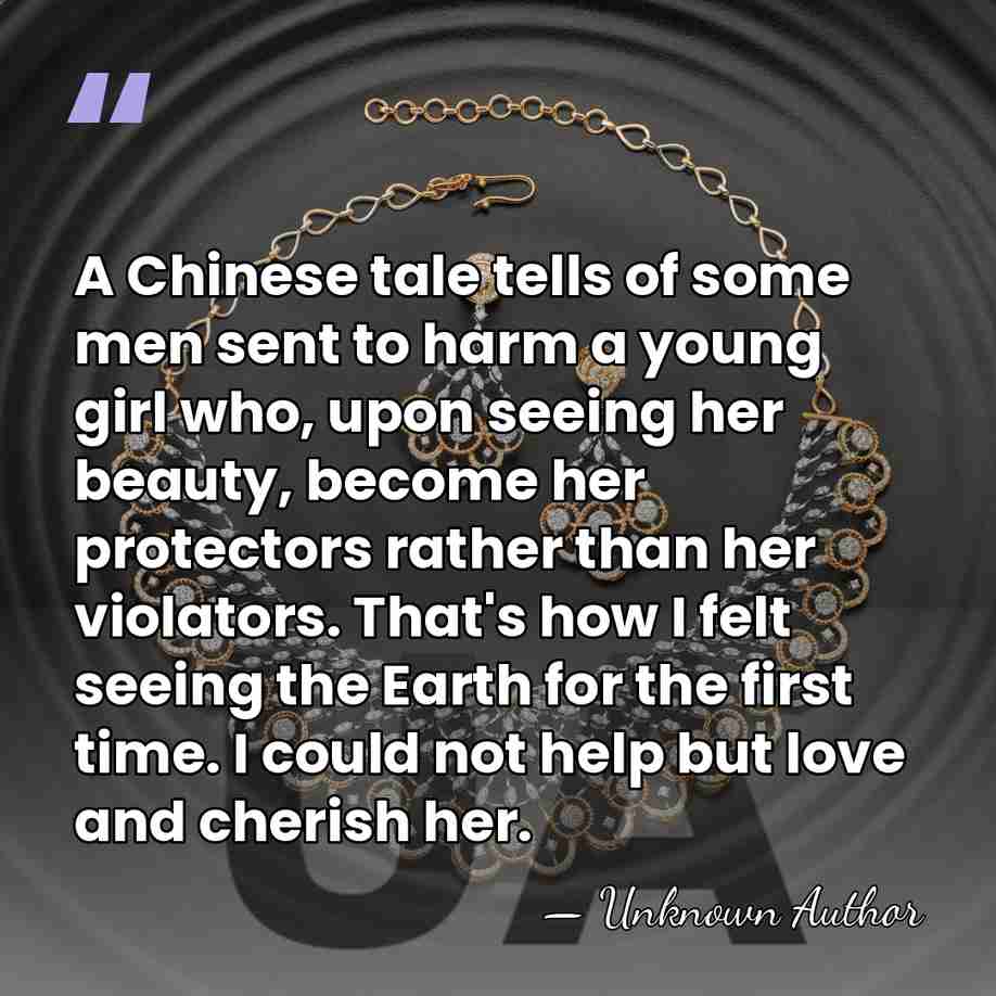 A Chinese tale tells of some men sent to harm a young&hellip; - Taylor Wang