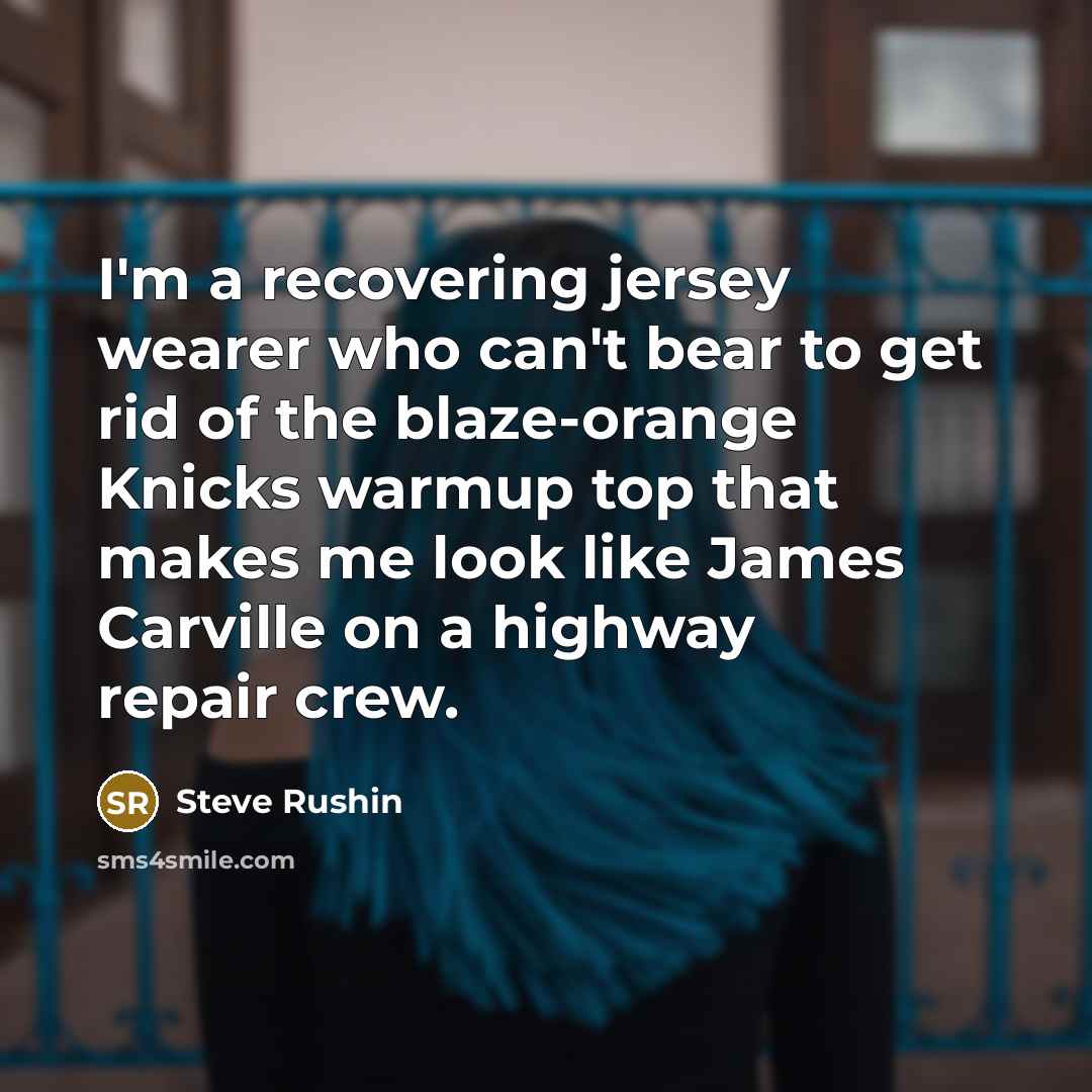 “I'm a recovering jersey wearer who can't bear to get…” quote by Steve Rushin
