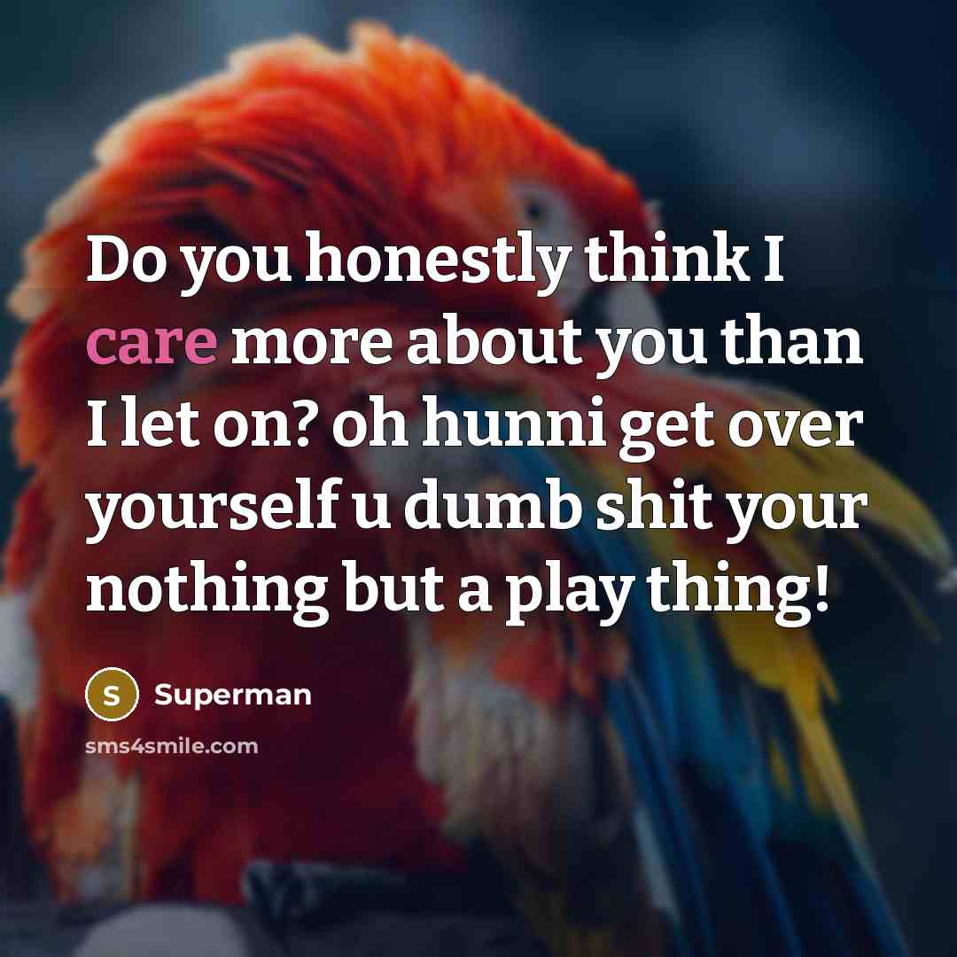 “Do you honestly think I care more about you than…” quote by Superman