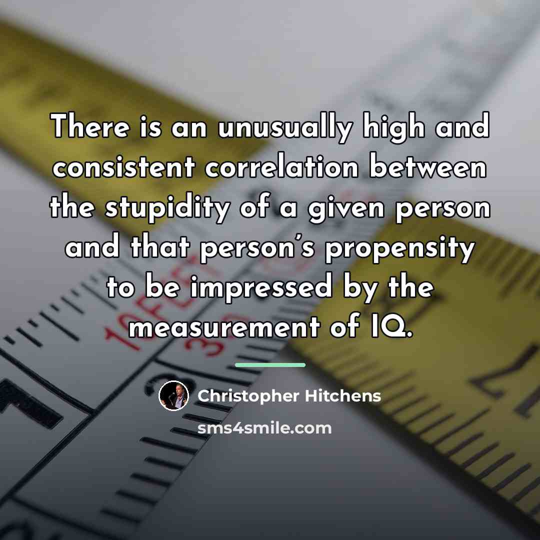 “There is an unusually high and consistent correlation between the…” quote by Christopher Hitchens