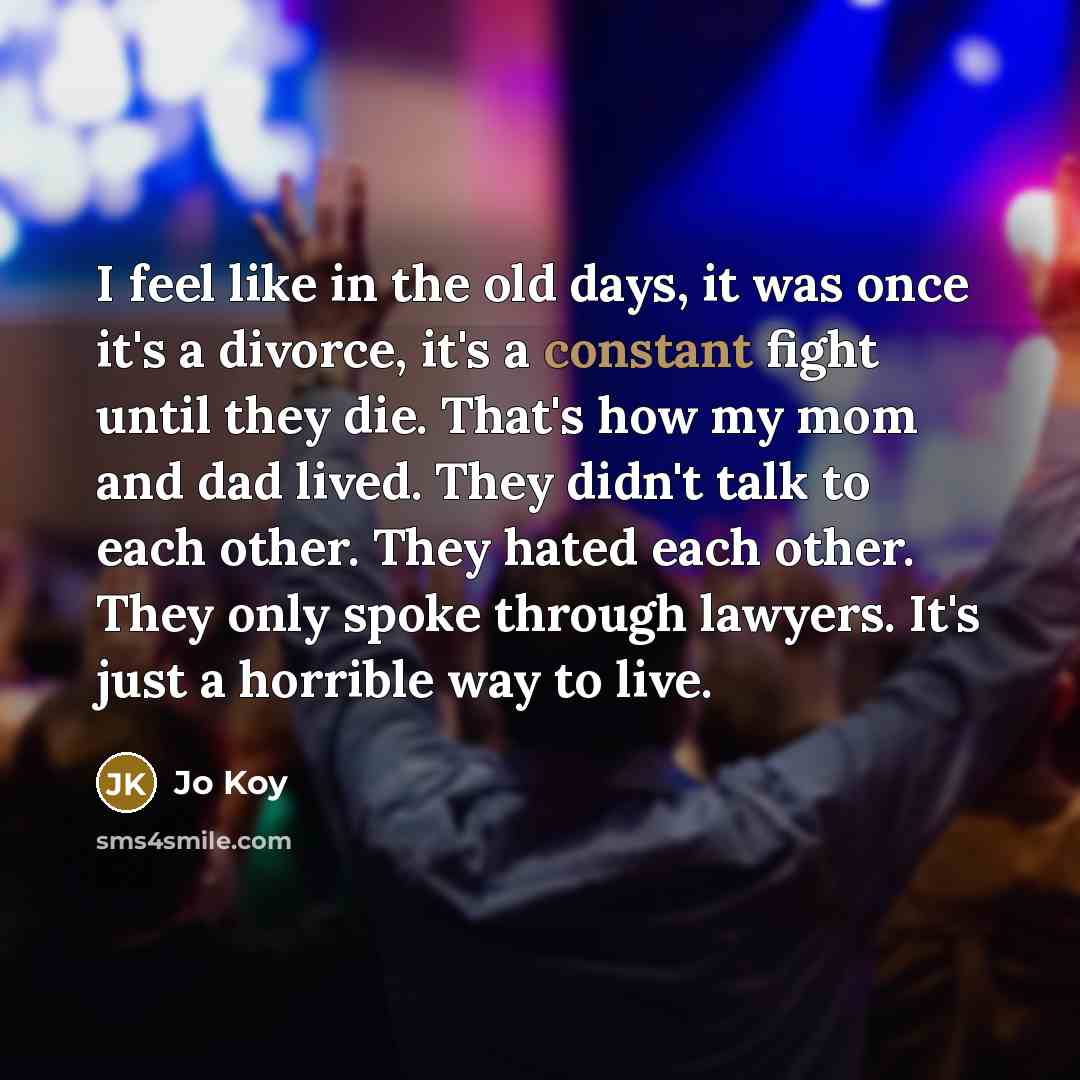 “I feel like in the old days, it was once…” quote by Jo Koy