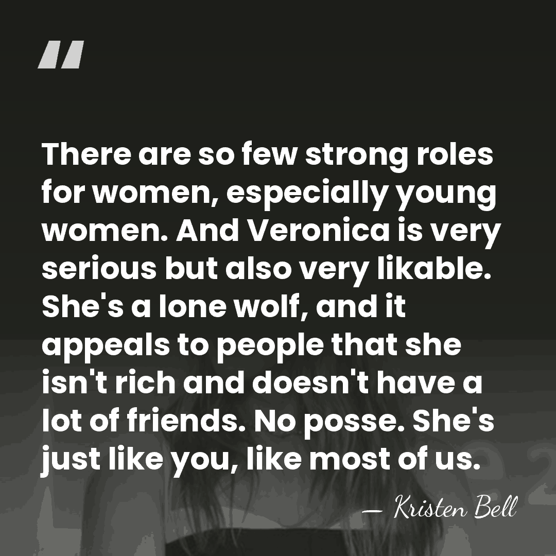 There are so few strong roles for women, especially young women. And&hellip; - Kristen Bell