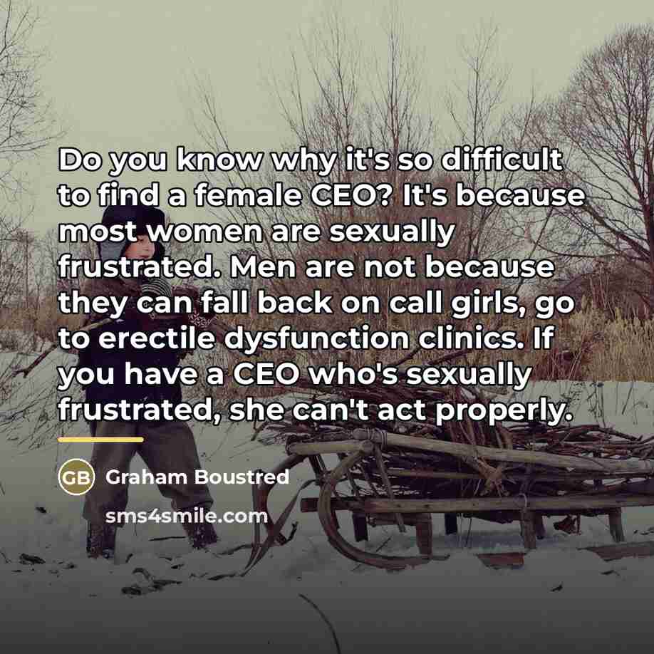 “Do you know why it's so difficult to find a…” quote by Graham Boustred