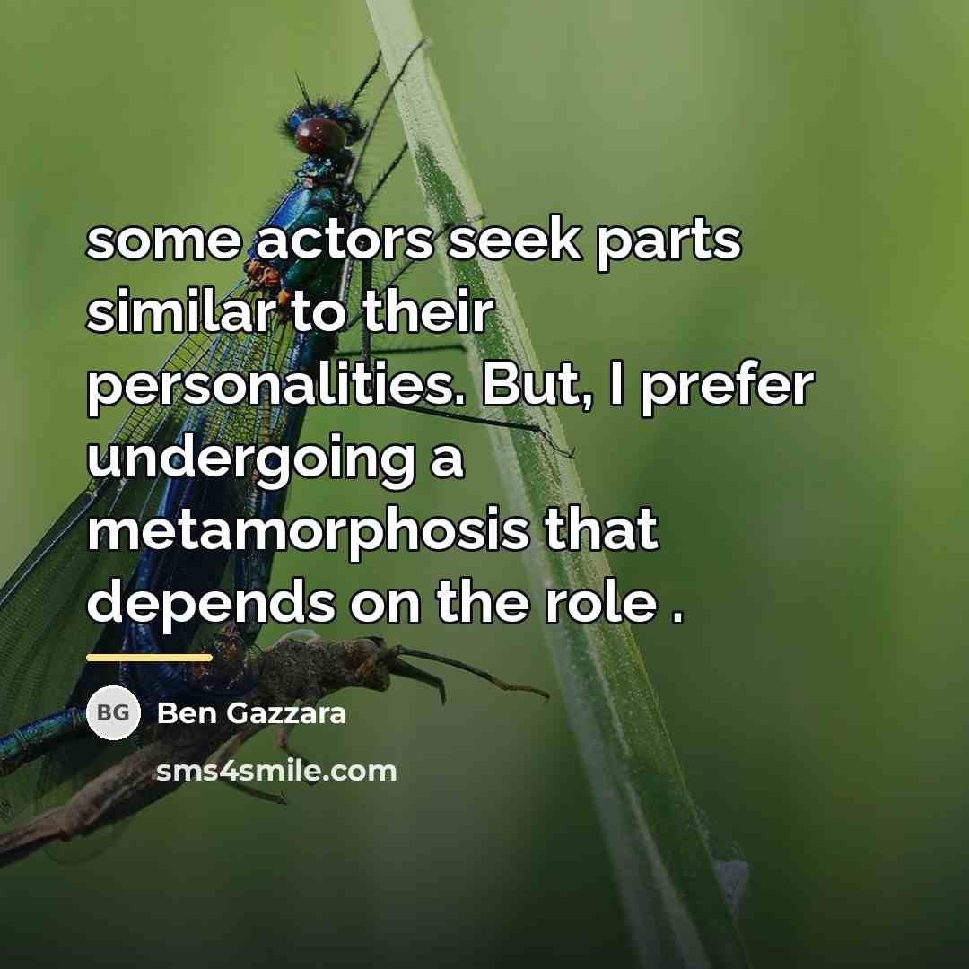 “some actors seek parts similar to their personalities. But, I…” quote by Ben Gazzara