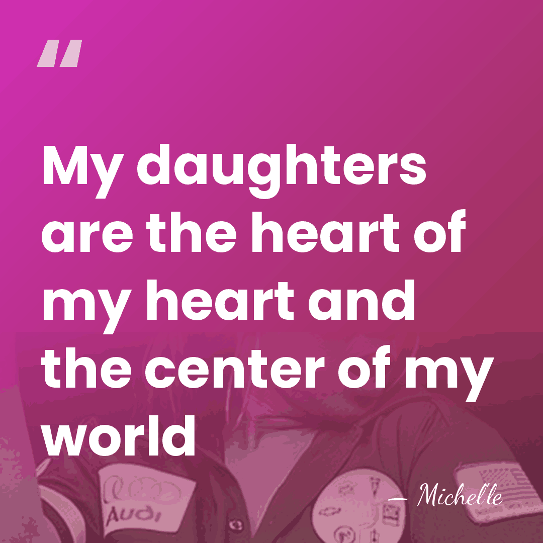 My daughters are the heart of my heart and the center of&hellip; - Michel'le