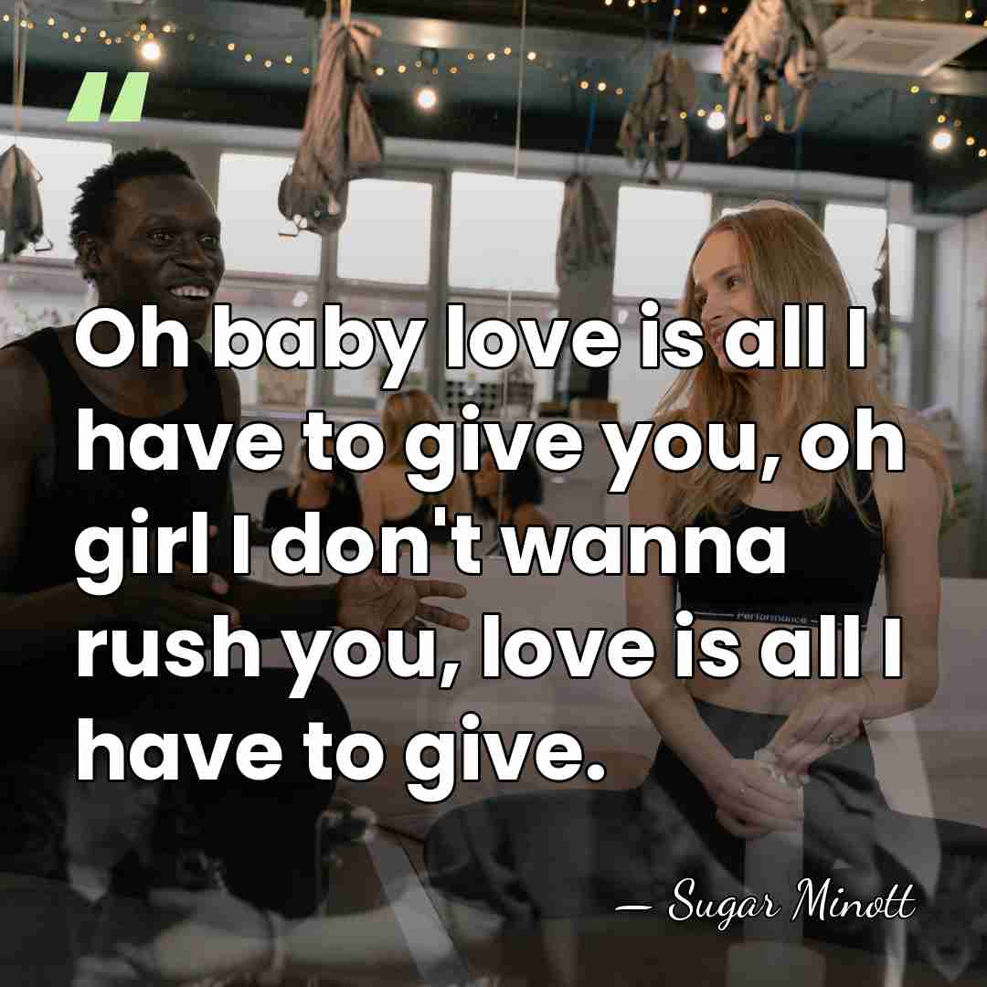 Oh baby love is all I have to give you, oh girl&hellip; - Sugar Minott