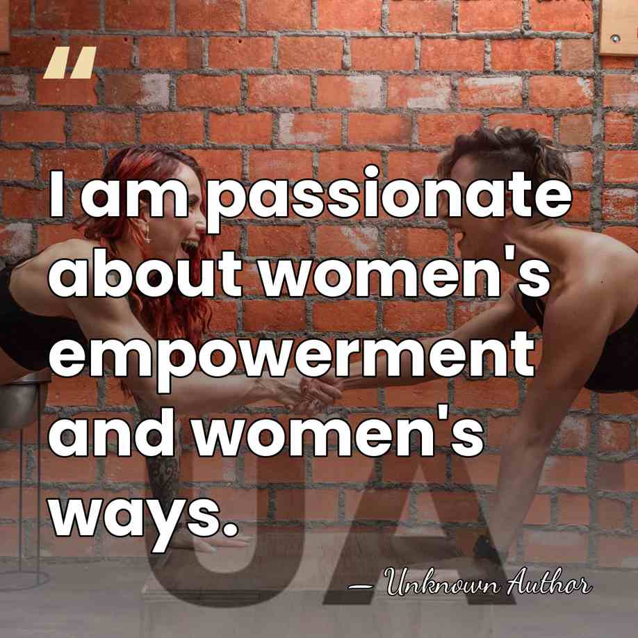 I am passionate about women's empowerment and women's ways. - Stephanie Moore