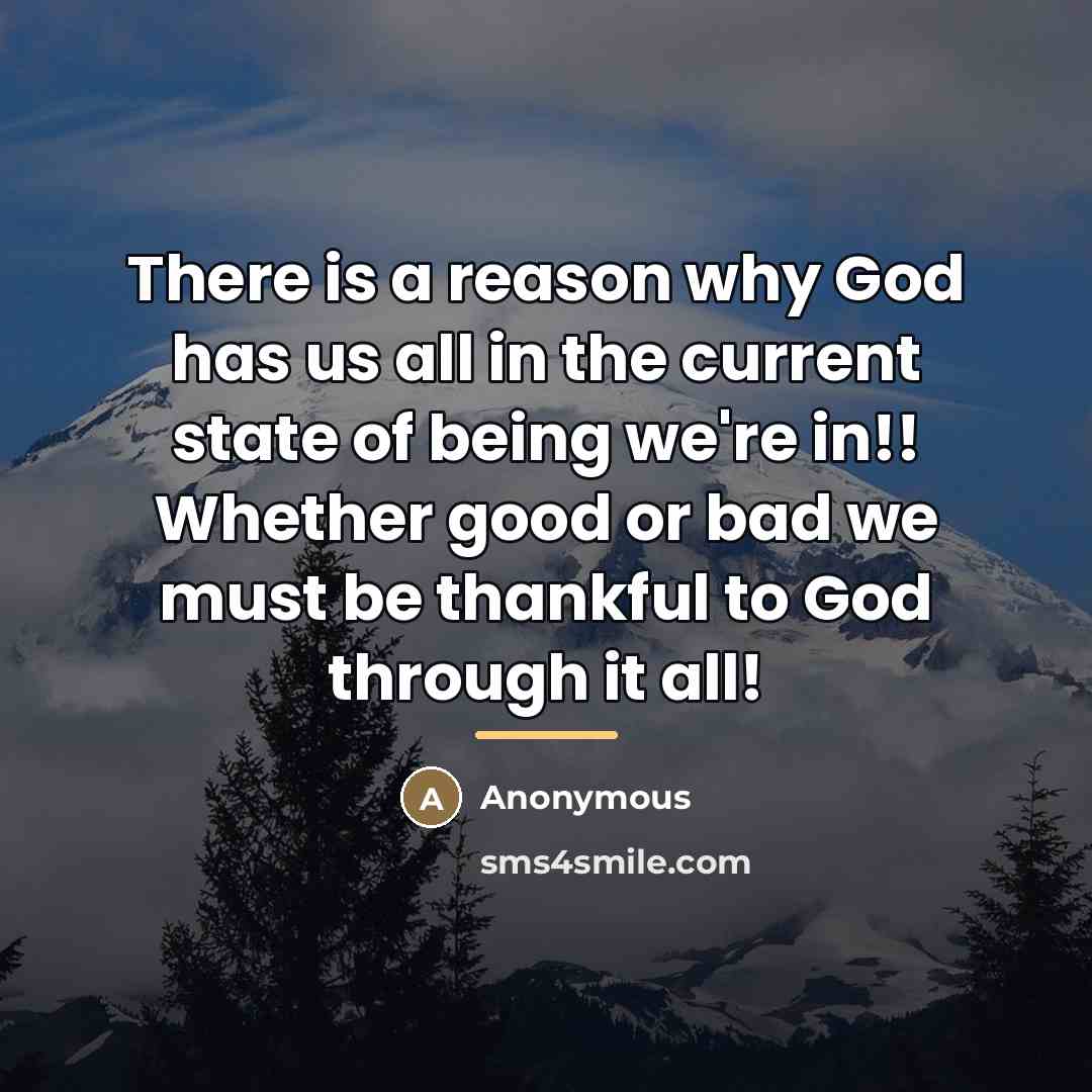 “There is a reason why God has us all in…” quote by Anonymous