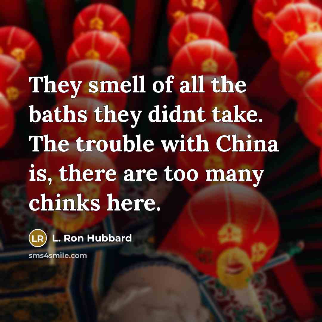 “They smell of all the baths they didnt take. The…” quote by L. Ron Hubbard