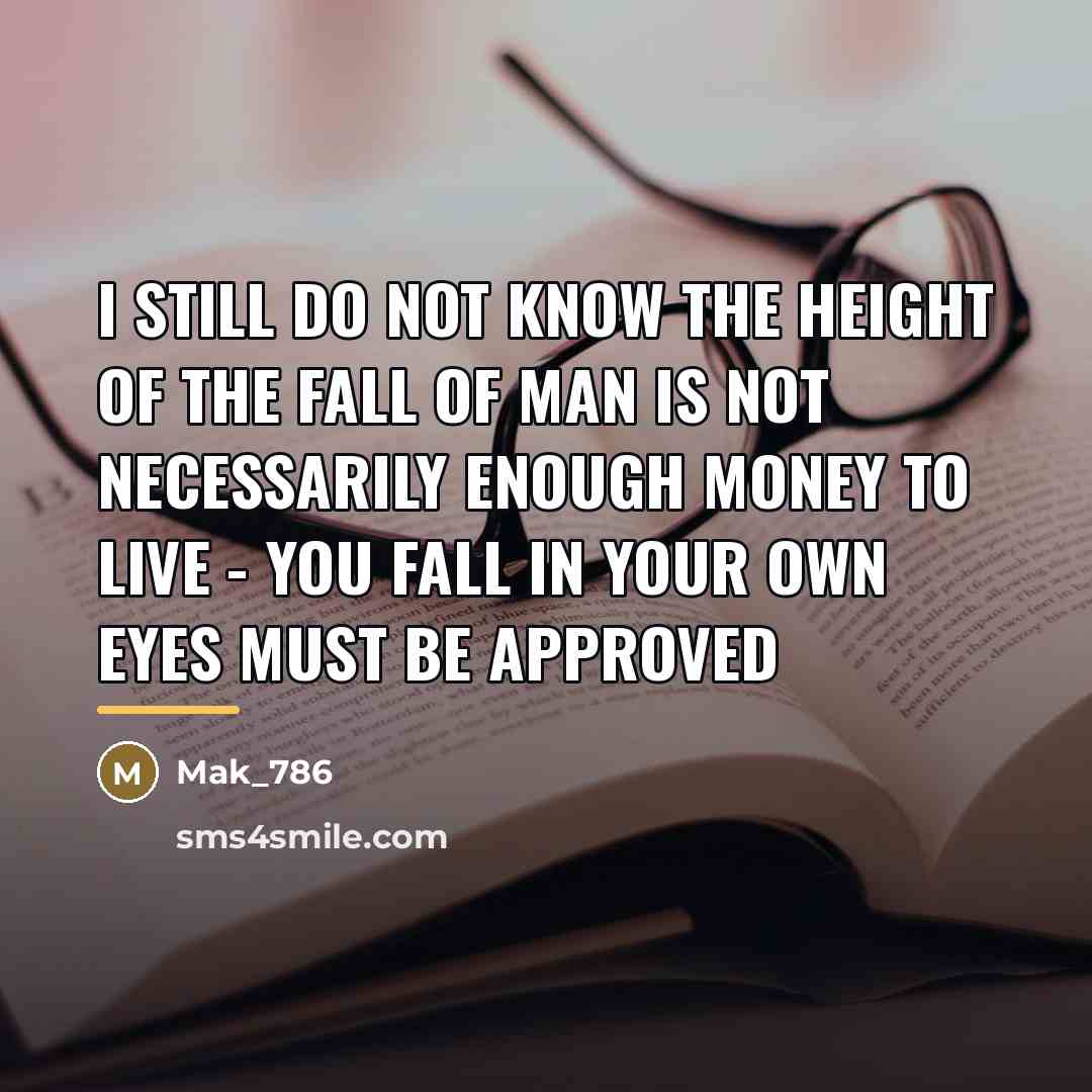 “I still do not know the height of the fall…” quote by Mak_786