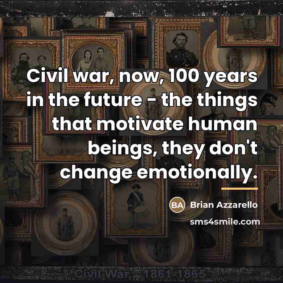 “Civil war, now, 100 years in the future - the…” quote by Brian Azzarello