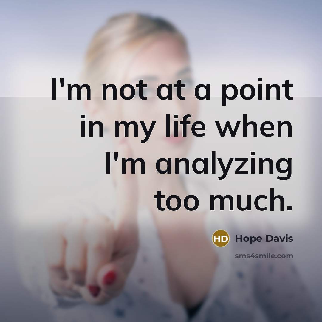 “I'm not at a point in my life when I'm…” quote by Hope Davis