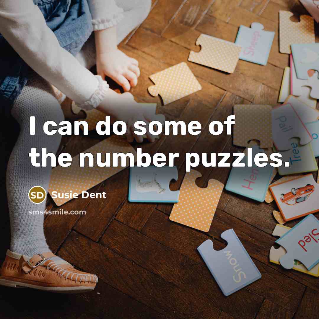 “I can do some of the number puzzles.…” quote by Susie Dent