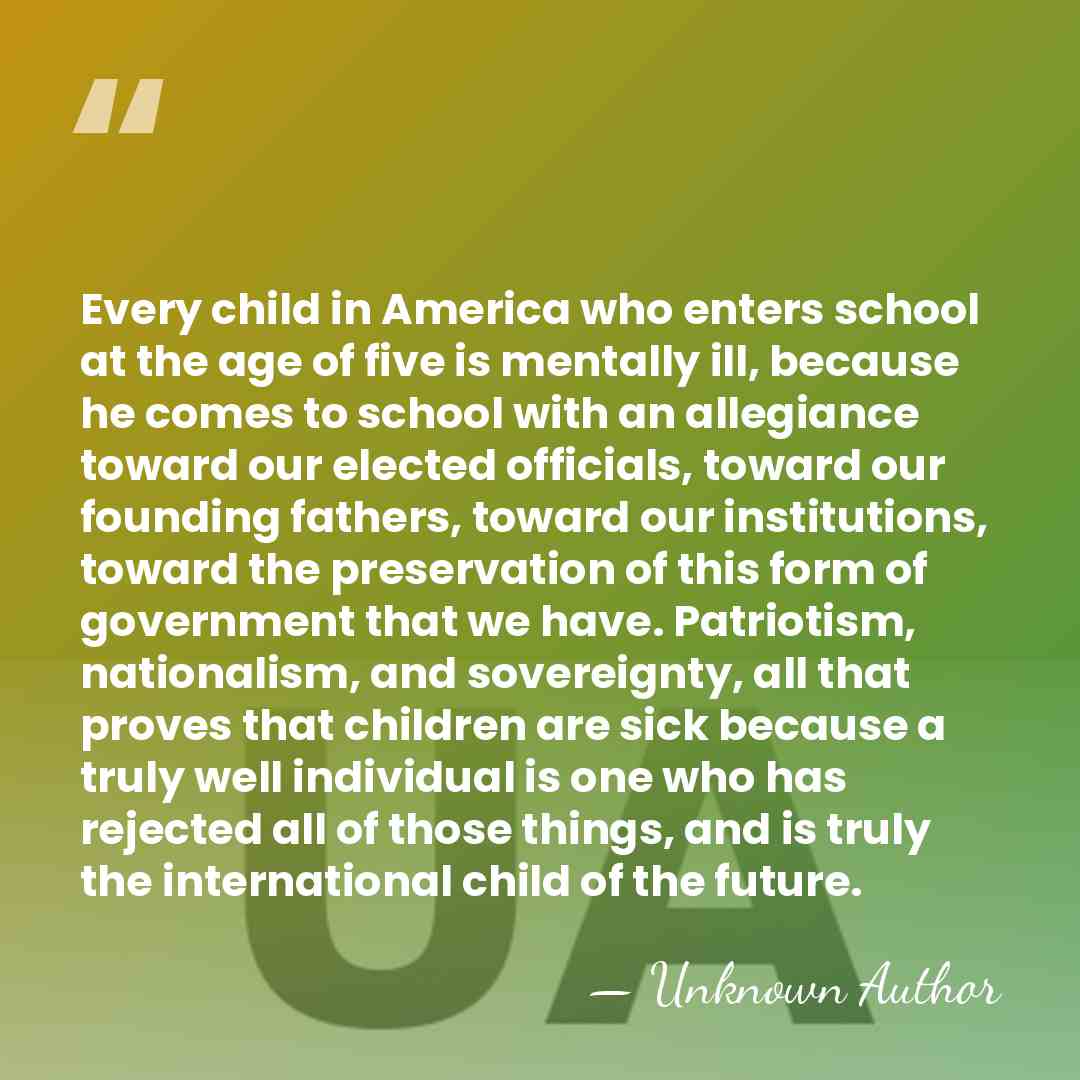 Every child in America who enters school at the age of five&hellip; - Unknown Author