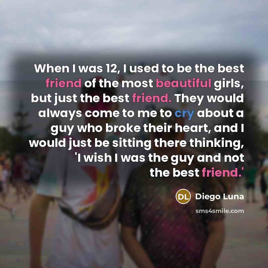 “When I was 12, I used to be the best…” quote by Diego Luna