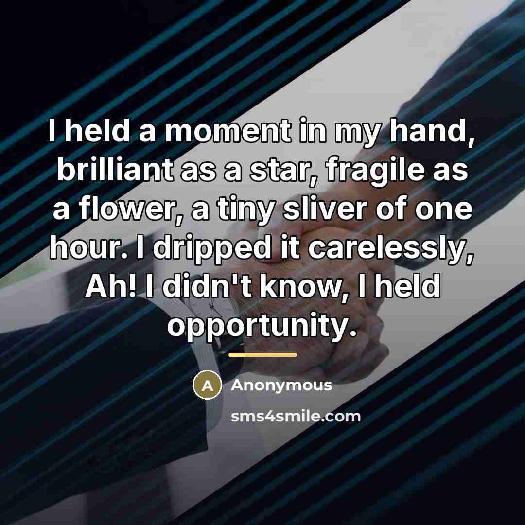 “I held a moment in my hand, brilliant as a…” quote by Hazel Ying Lee