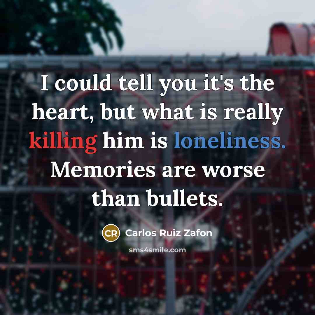 “I could tell you it's the heart, but what is…” quote by Carlos Ruiz Zafon