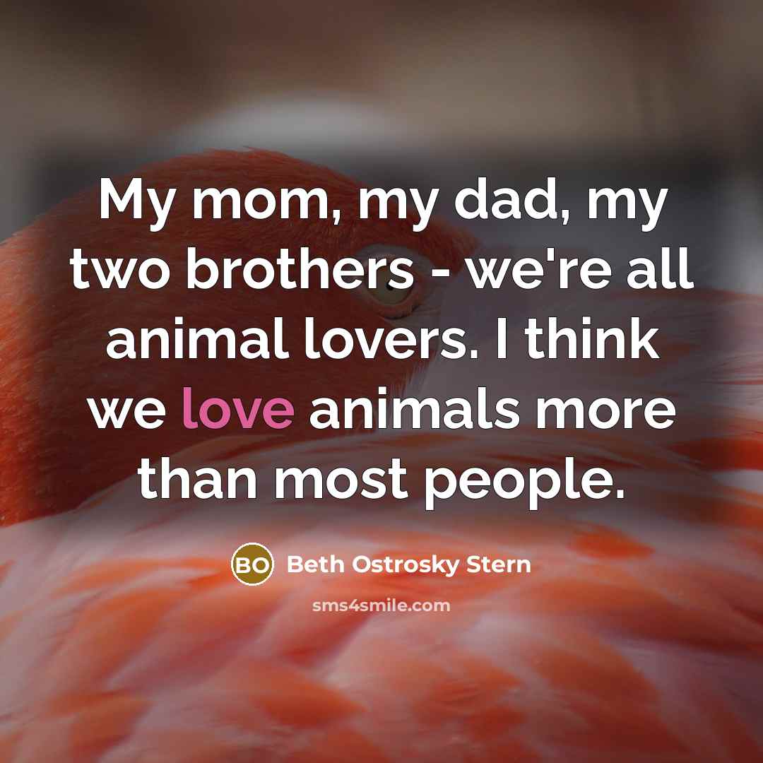 “My mom, my dad, my two brothers - we're all…” quote by Beth Ostrosky Stern