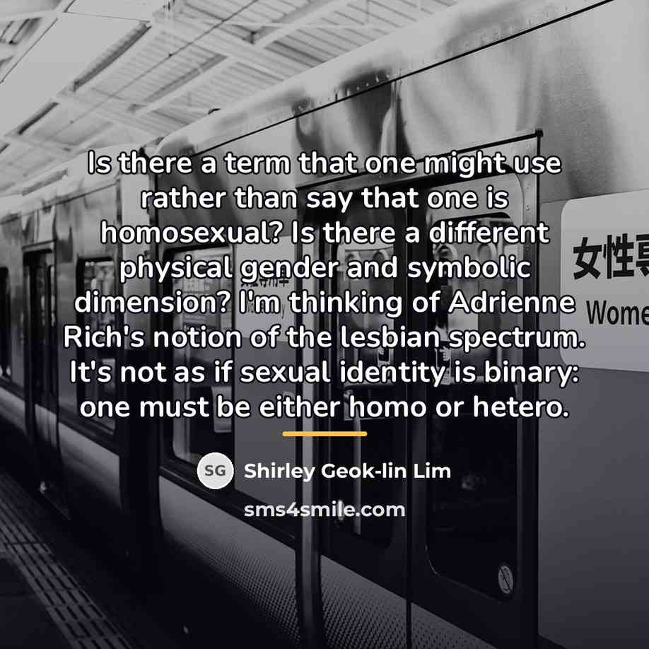 “Is there a term that one might use rather than…” quote by Shirley Geok-lin Lim