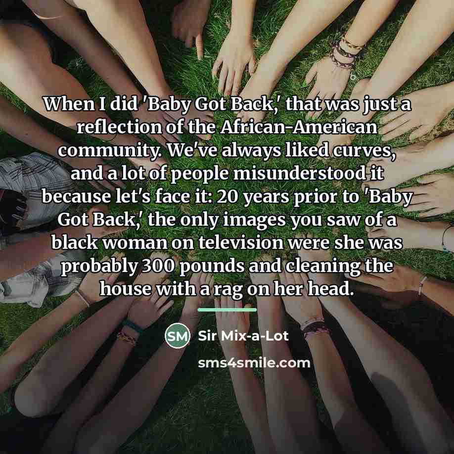 “When I did 'Baby Got Back,' that was just a…” quote by Sir Mix-a-Lot