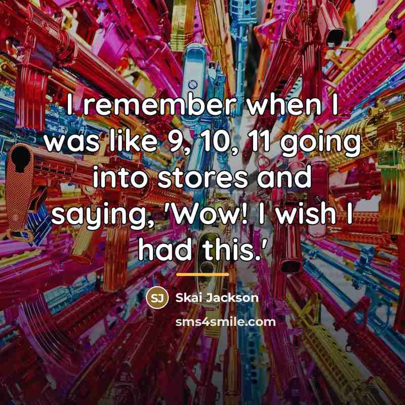 “I remember when I was like 9, 10, 11 going…” quote by Skai Jackson