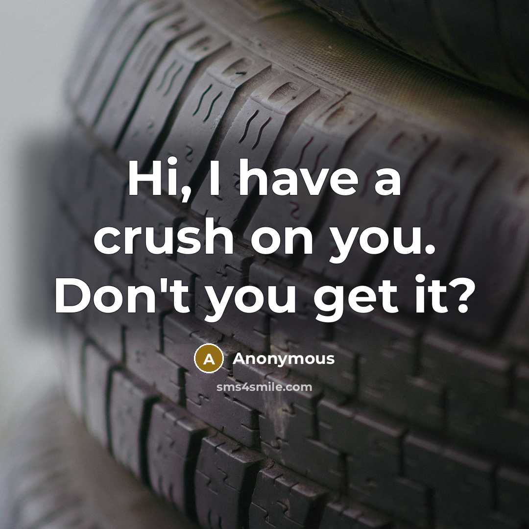 “Hi, I have a crush on you. Don't you get…” quote by Anonymous