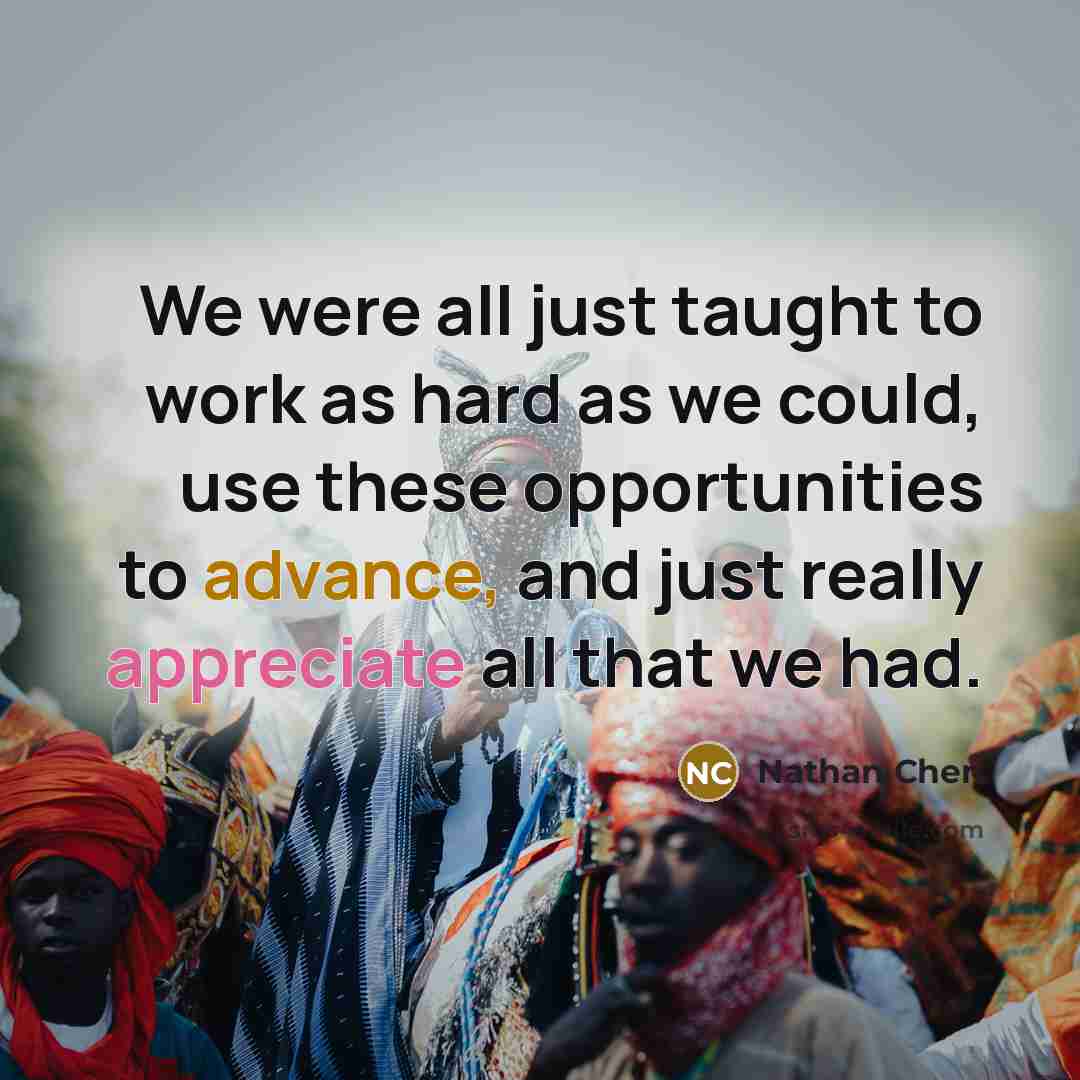 “We were all just taught to work as hard as…” quote by Nathan Chen
