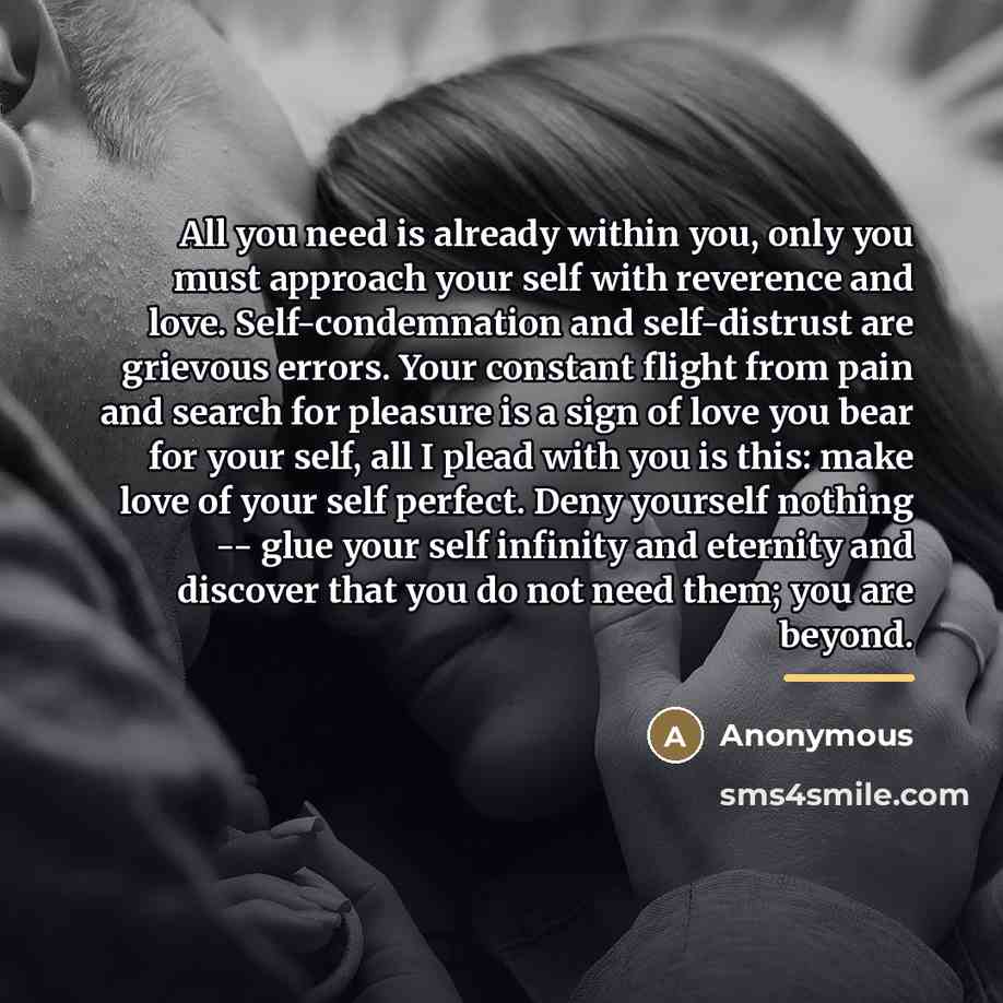 “All you need is already within you, only you must…” quote by Anonymous