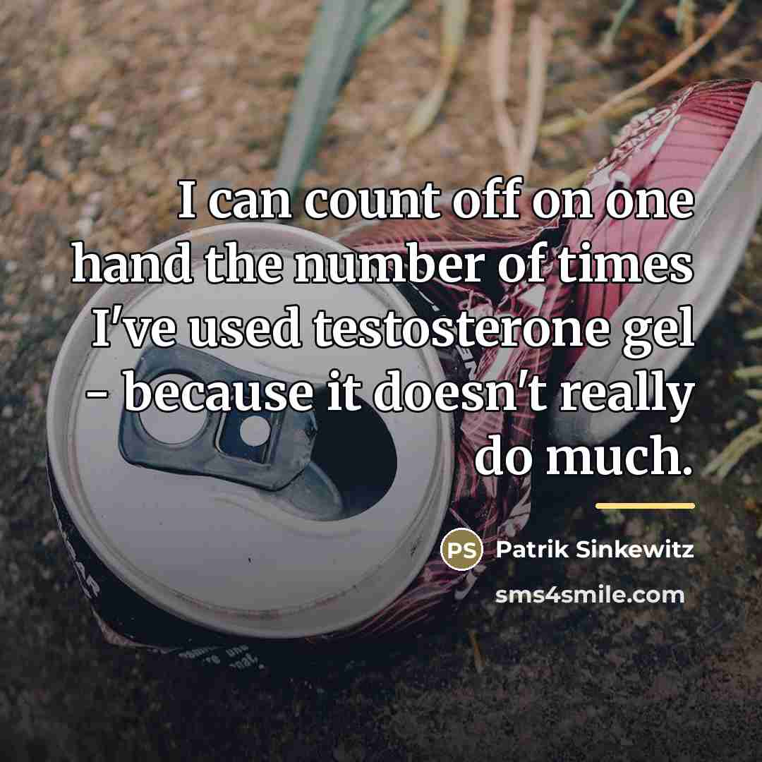 “I can count off on one hand the number of…” quote by Patrik Sinkewitz