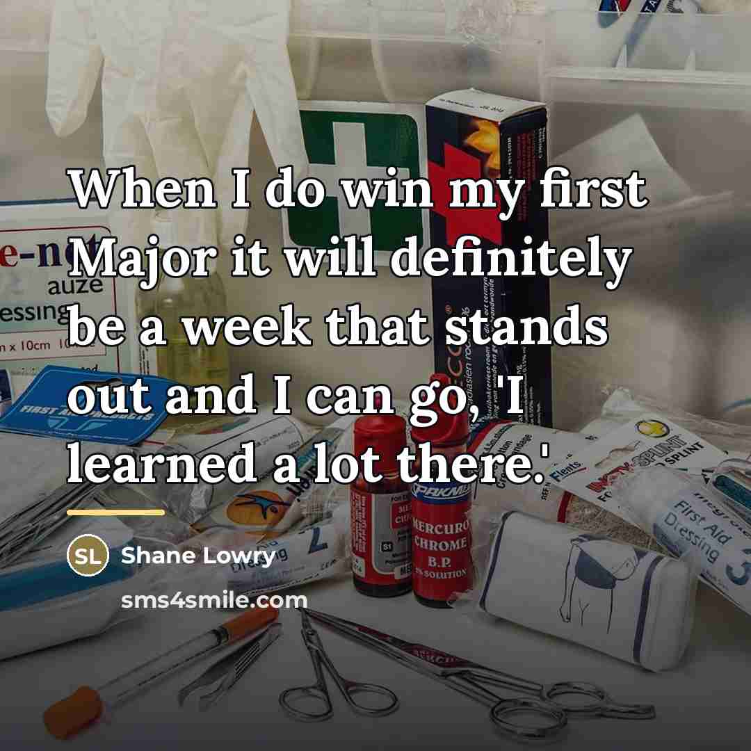 “When I do win my first Major it will definitely…” quote by Shane Lowry