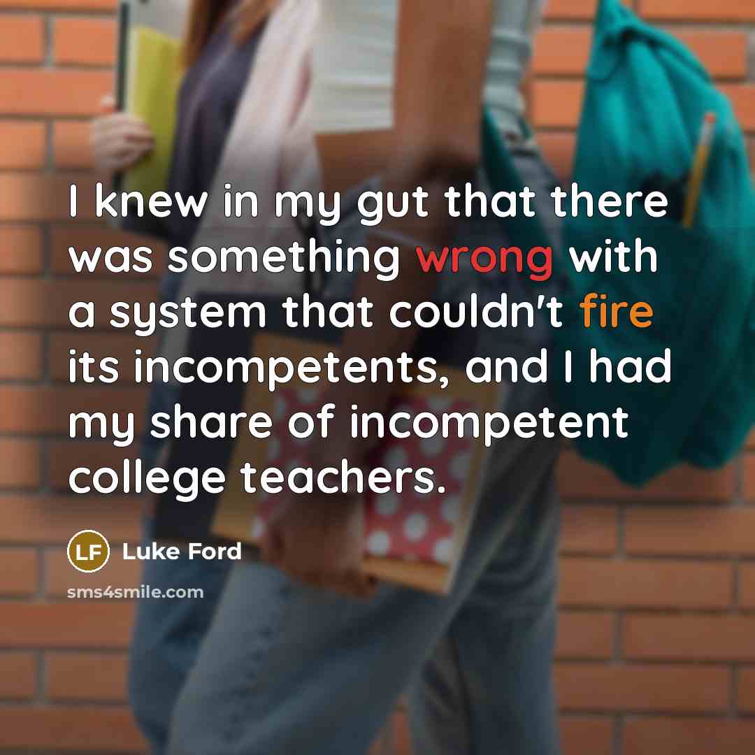 “I knew in my gut that there was something wrong…” quote by Luke Ford