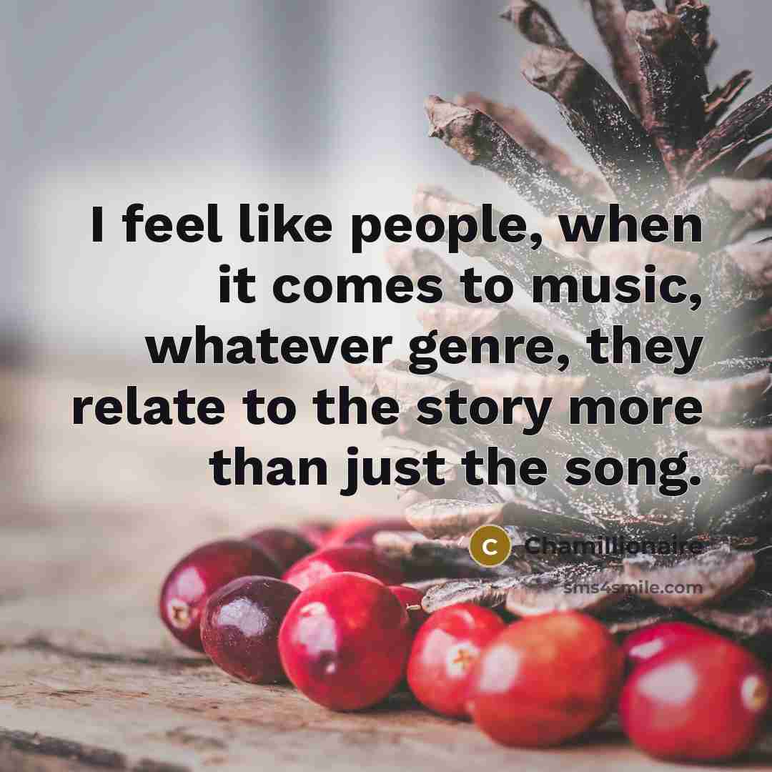 “I feel like people, when it comes to music, whatever…” quote by Chamillionaire