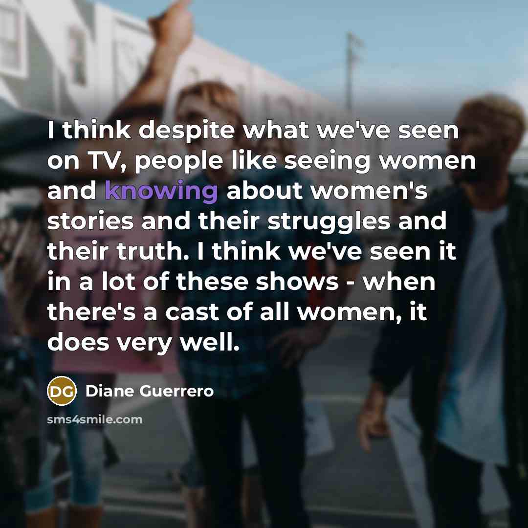“I think despite what we've seen on TV, people like…” quote by Diane Guerrero