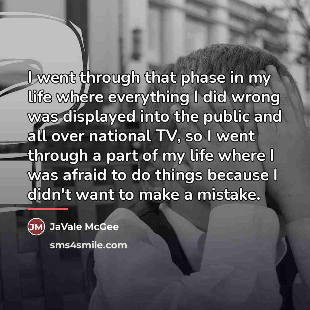 “I went through that phase in my life where everything…” quote by JaVale McGee