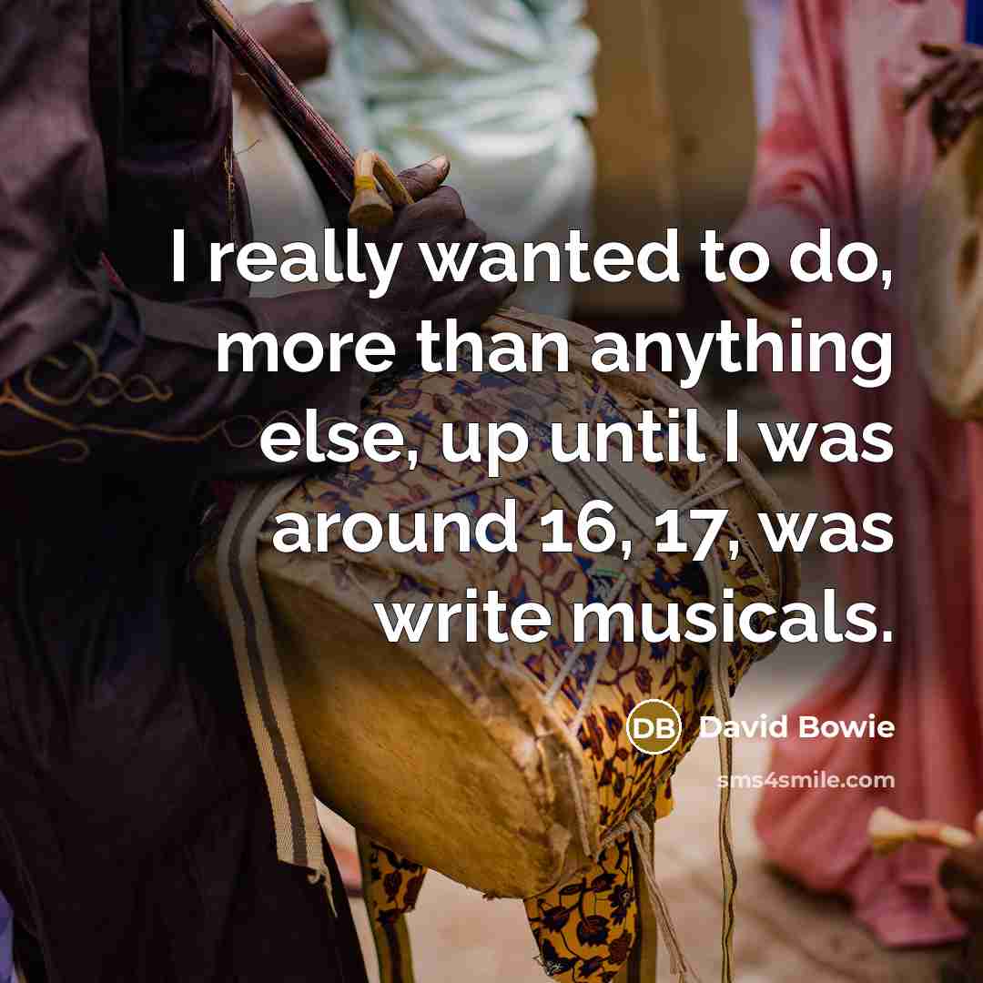 “I really wanted to do, more than anything else, up…” quote by David Bowie