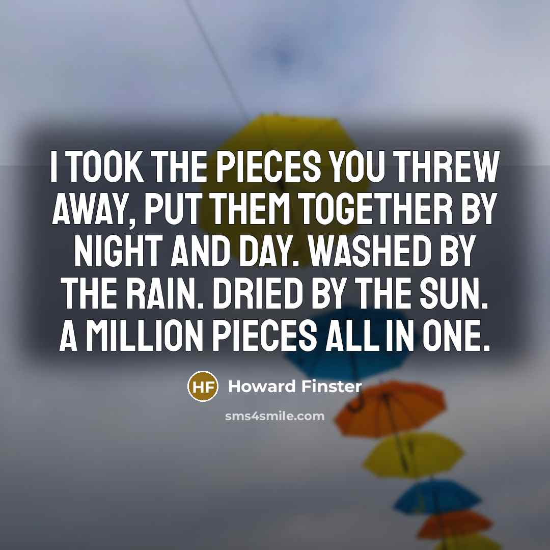 “I took the pieces you threw away, put them together…” quote by Howard Finster
