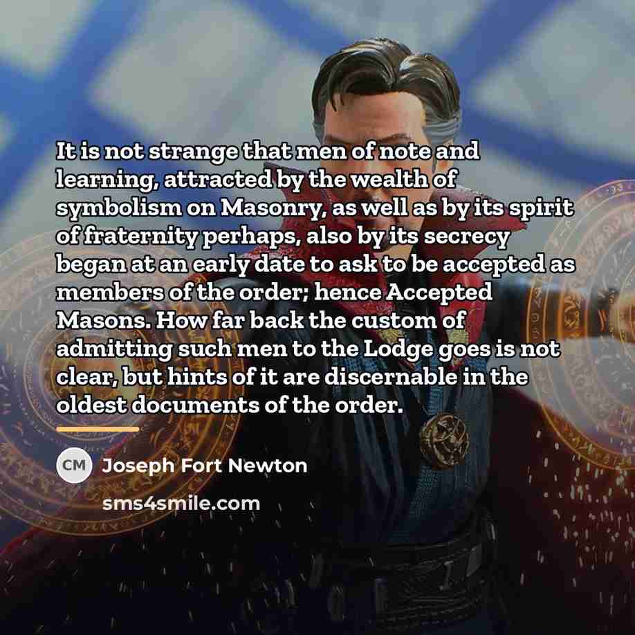 “It is not strange that men of note and learning,…” quote by Joseph Fort Newton
