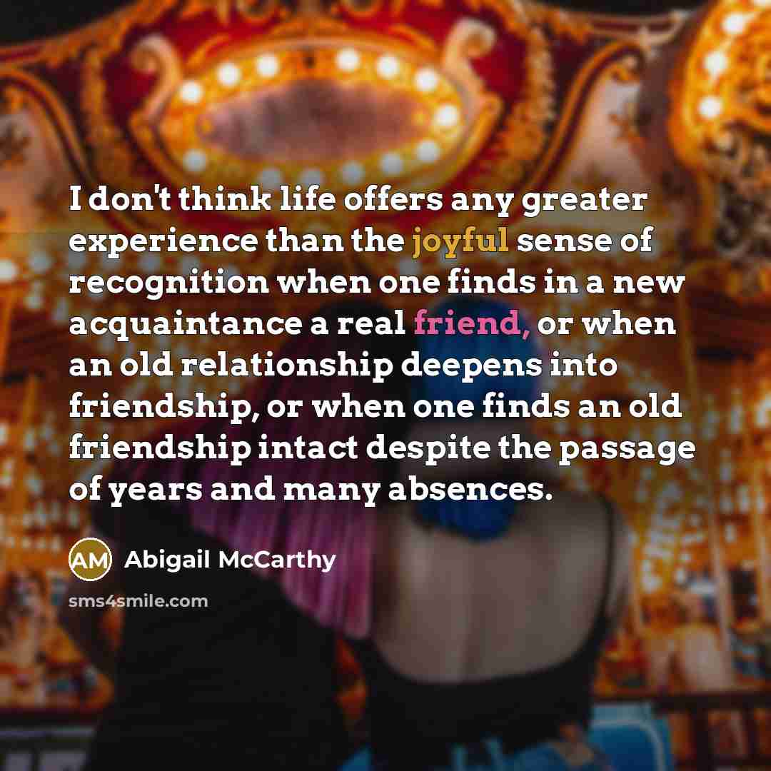 “I don't think life offers any greater experience than the…” quote by Abigail McCarthy