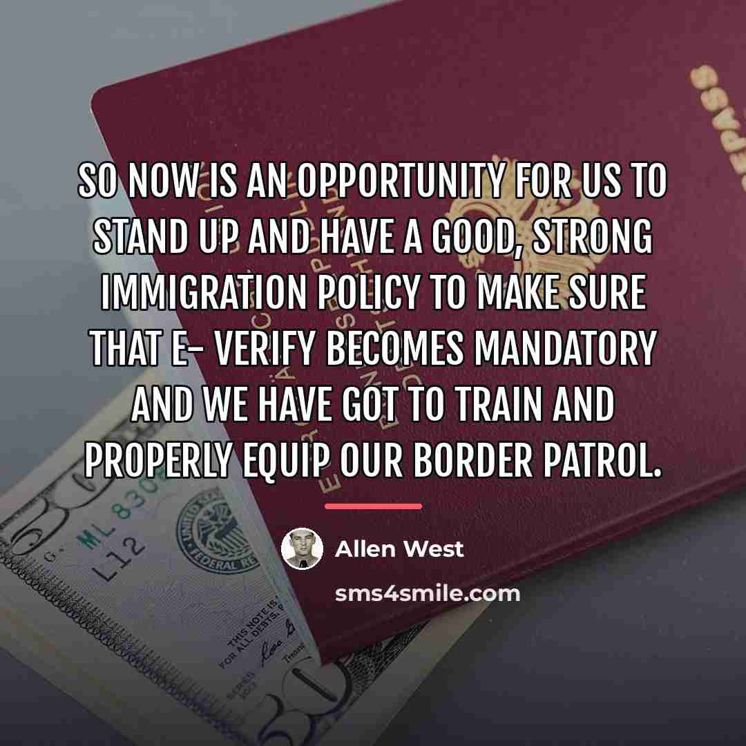“So now is an opportunity for us to stand up…” quote by Allen West